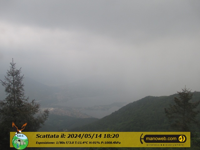 immagine della webcam nei dintorni di Valsecca: webcam Civate