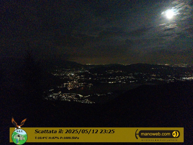 immagine della webcam nei dintorni di Albese con Cassano: webcam Civate