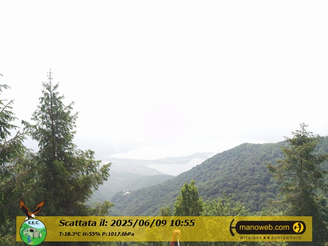 immagine della webcam nei dintorni di Albese con Cassano: webcam Civate
