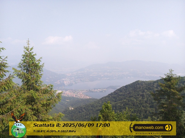immagine della webcam nei dintorni di Suello: webcam Civate