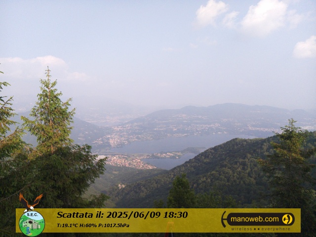 immagine della webcam nei dintorni di Sormano: webcam Civate