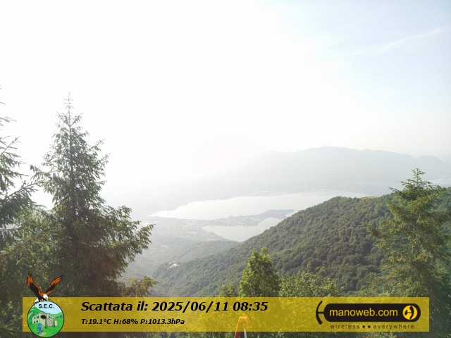 immagine della webcam nei dintorni di Sormano: webcam Civate