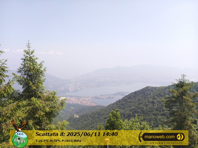 immagine della webcam nei dintorni di Sormano: webcam Civate