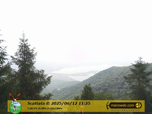 immagine della webcam nei dintorni di Piani d'Erna: webcam Civate