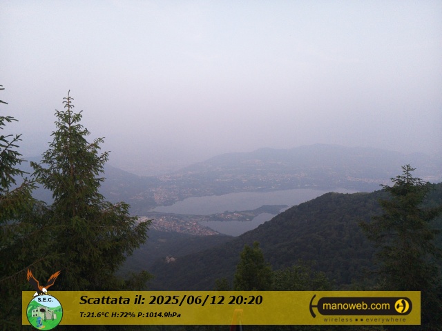 immagine della webcam nei dintorni di Sormano: webcam Civate