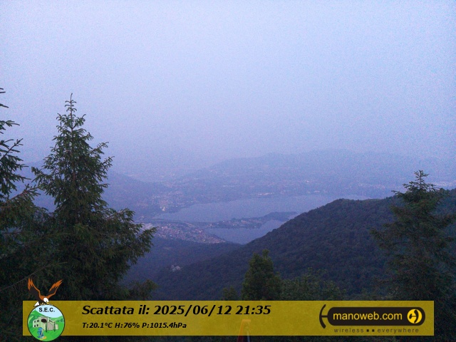 immagine della webcam nei dintorni di Sormano: webcam Civate