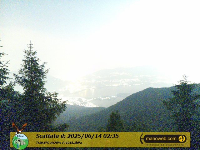 immagine della webcam nei dintorni di Piani d'Erna: webcam Civate