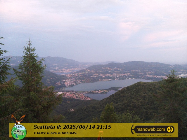immagine della webcam nei dintorni di Piani d'Erna: webcam Civate