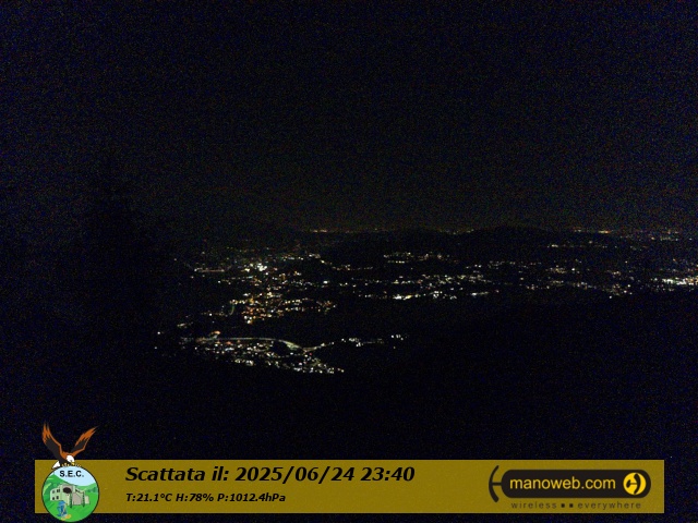 immagine della webcam nei dintorni di Mandello del Lario: webcam Civate