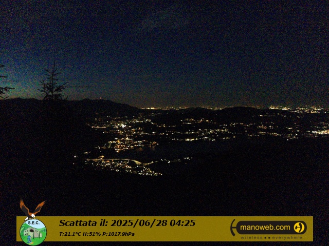 immagine della webcam nei dintorni di Erve: webcam Civate
