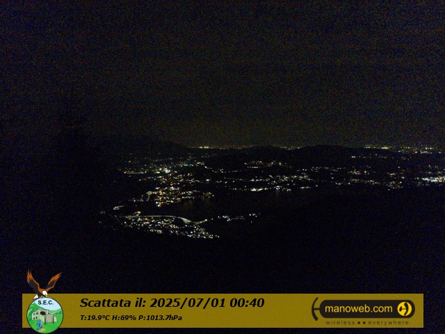 immagine della webcam nei dintorni di Moggio: webcam Civate