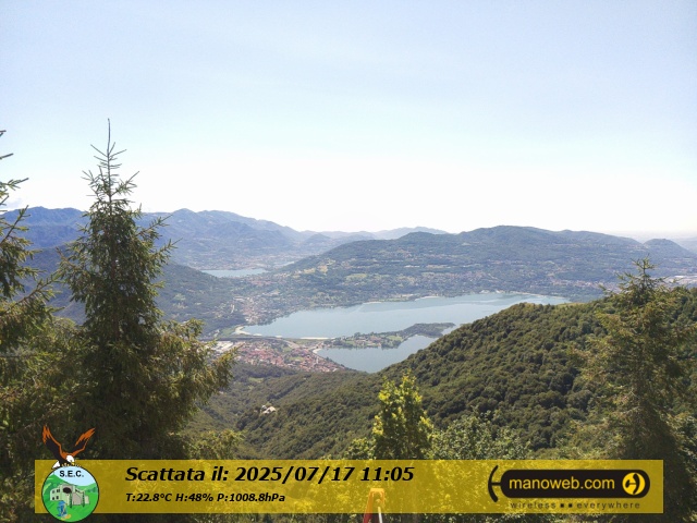 immagine della webcam nei dintorni di Valsecca: webcam Civate