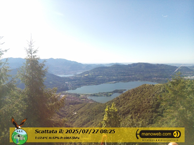 immagine della webcam nei dintorni di Sormano: webcam Civate