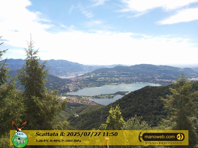 immagine della webcam nei dintorni di Albese con Cassano: webcam Civate