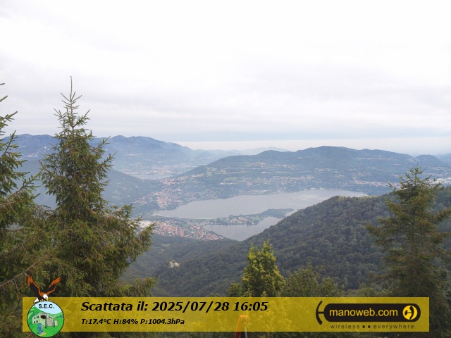 immagine della webcam nei dintorni di Piani d'Erna: webcam Civate