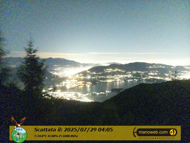 immagine della webcam nei dintorni di Abbadia Lariana: webcam Civate