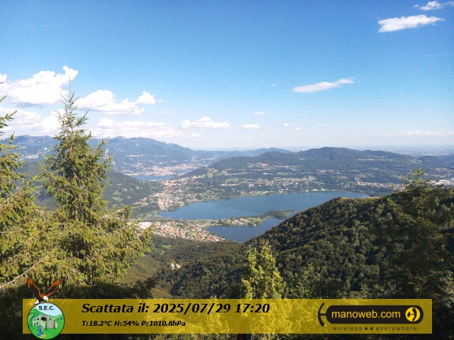 immagine della webcam nei dintorni di Suello: webcam Civate