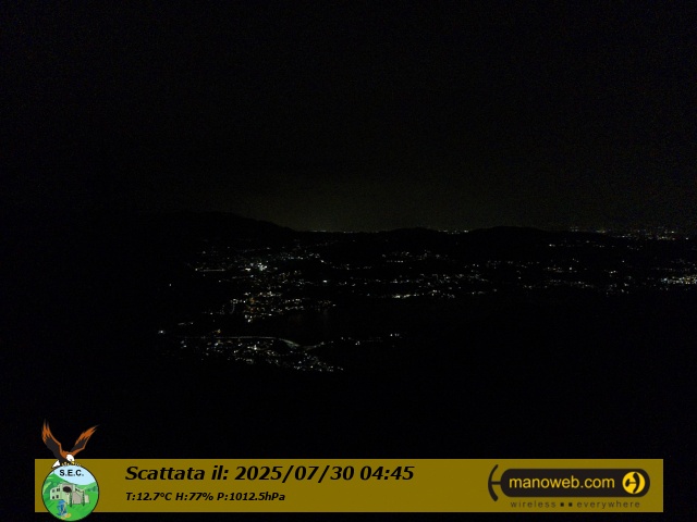 immagine della webcam nei dintorni di Erve: webcam Civate