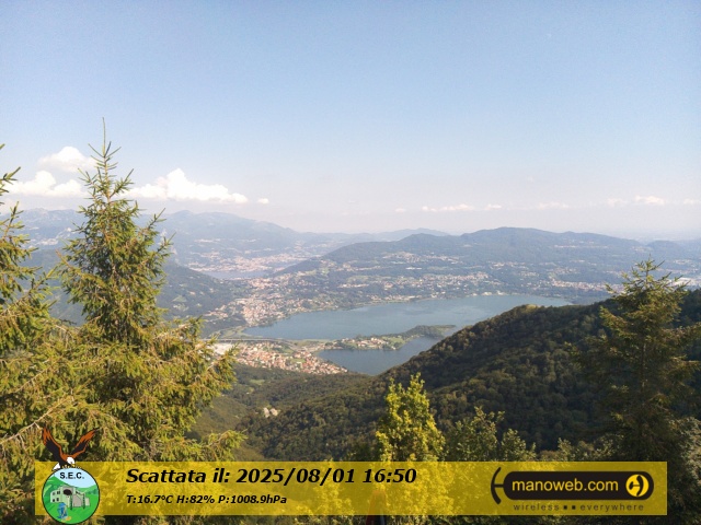 immagine della webcam nei dintorni di Monte Marenzo: webcam Civate
