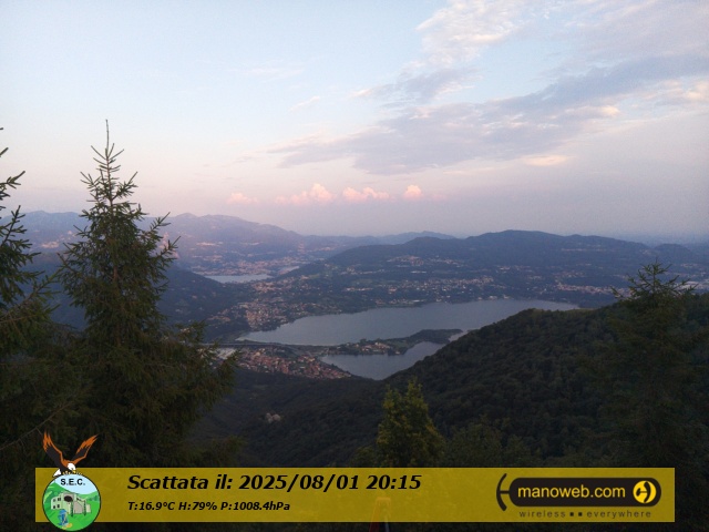 immagine della webcam nei dintorni di Suello: webcam Civate