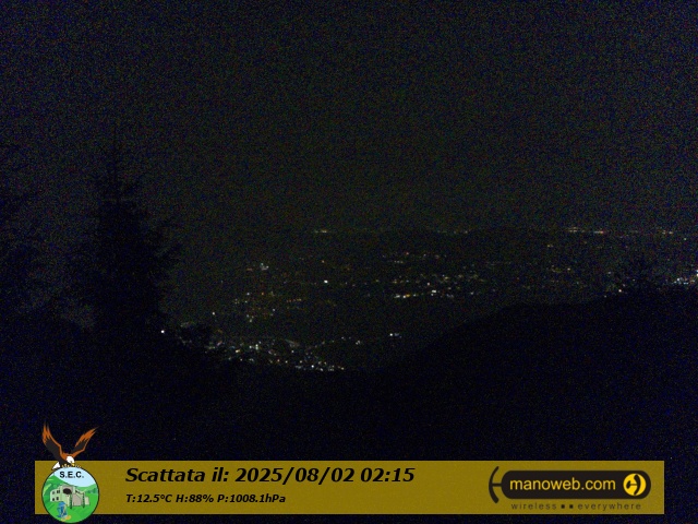 immagine della webcam nei dintorni di Monte Cornizzolo: webcam Civate