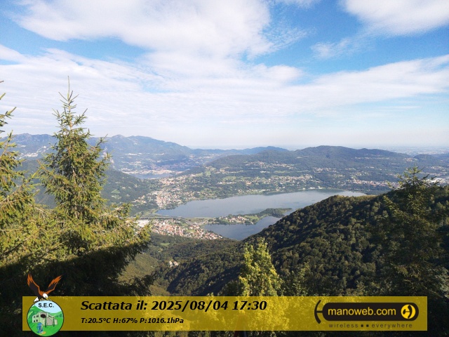 immagine della webcam nei dintorni di Albese con Cassano: webcam Civate