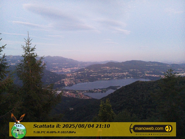 immagine della webcam nei dintorni di Albese con Cassano: webcam Civate