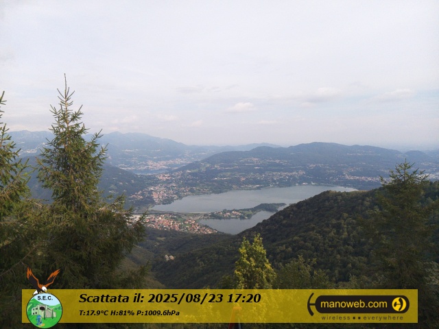 immagine della webcam nei dintorni di Moggio: webcam Civate