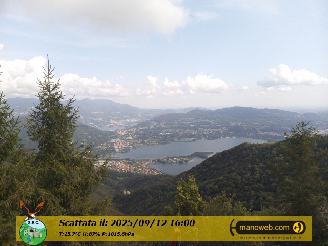 immagine della webcam nei dintorni di Sormano: webcam Civate