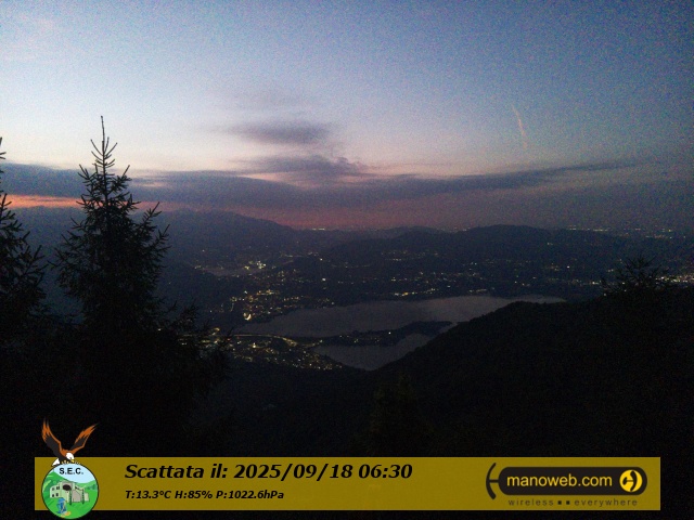 immagine della webcam nei dintorni di Monte Marenzo: webcam Civate