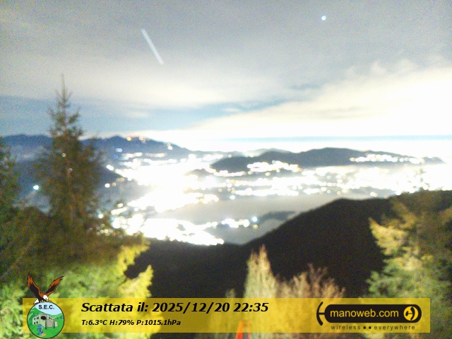 immagine della webcam nei dintorni di Sormano: webcam Civate