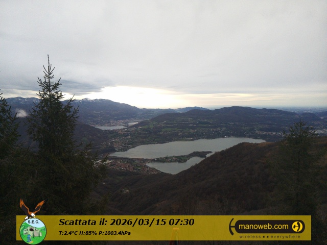 immagine della webcam nei dintorni di Erve: webcam Civate